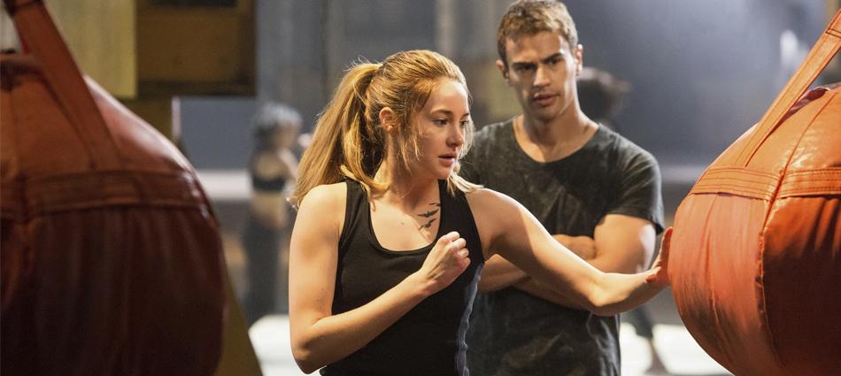 Divergente (Divergent) - Shailene Woodley, Theo James (boxing)