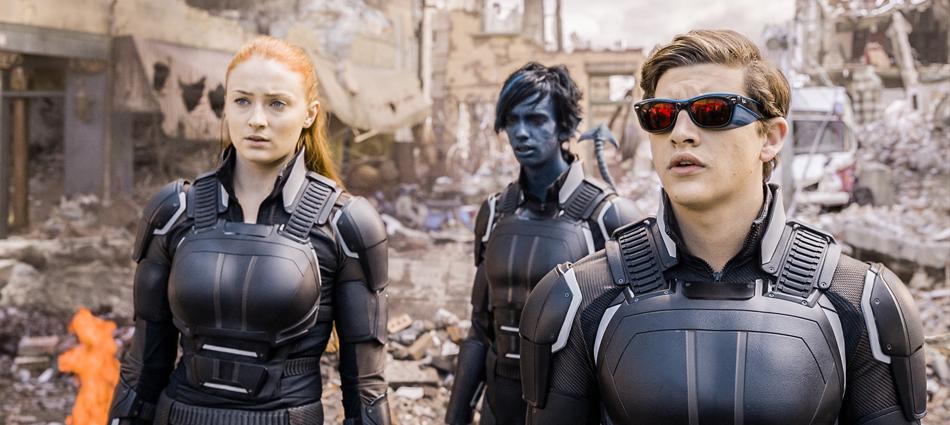 X-Men Apocalipsis - Sophie Turner, Tye Sheridan, Kodi Smit-McPhee (Jean Grey, Scott Summers, Kurt Wagner)