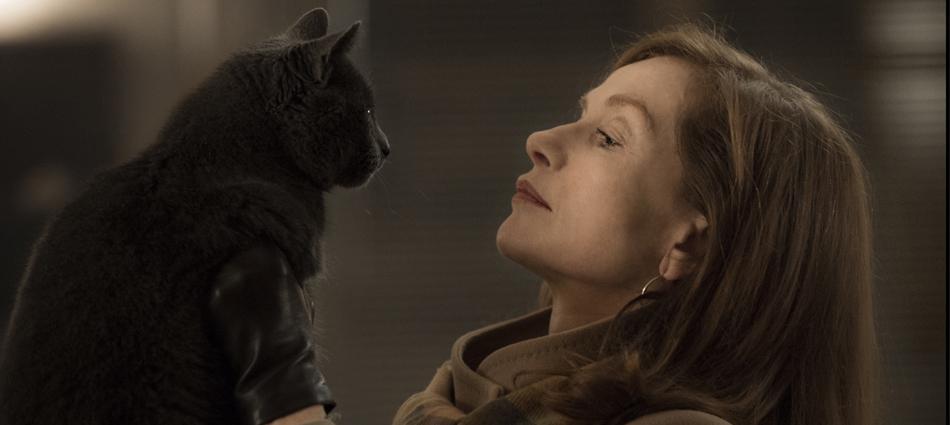 Elle (Paul Verhoeven) - Isabelle Huppert, gato